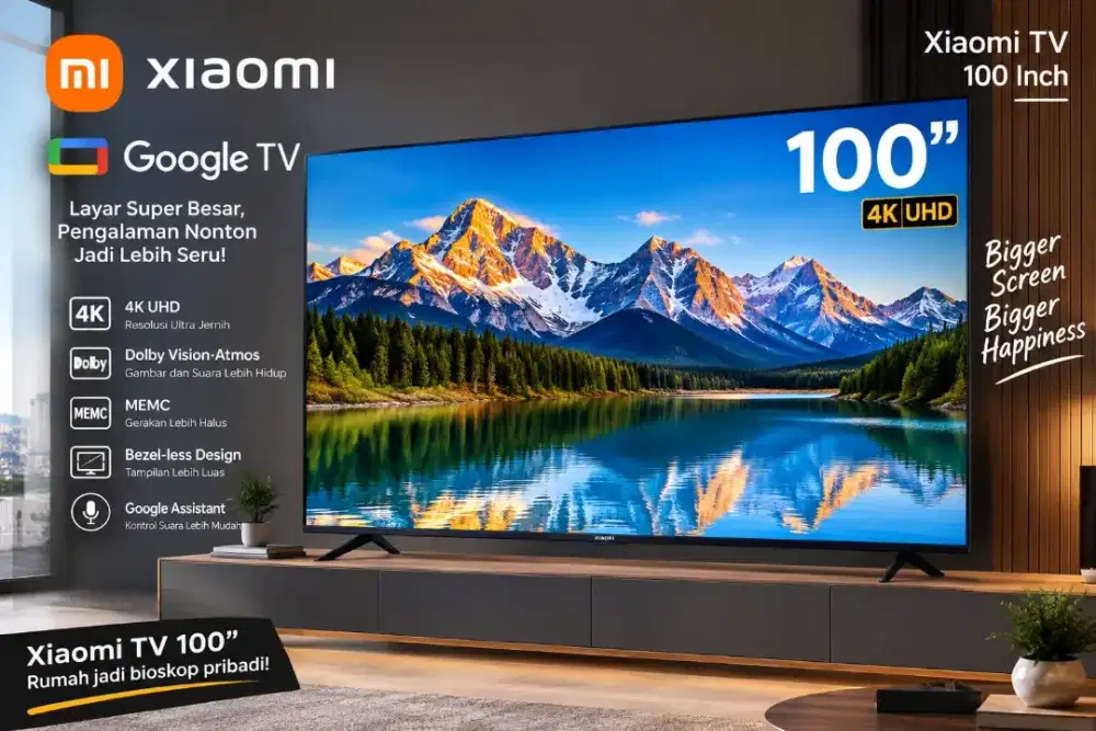 Tv Xiaomi 100 inch max
