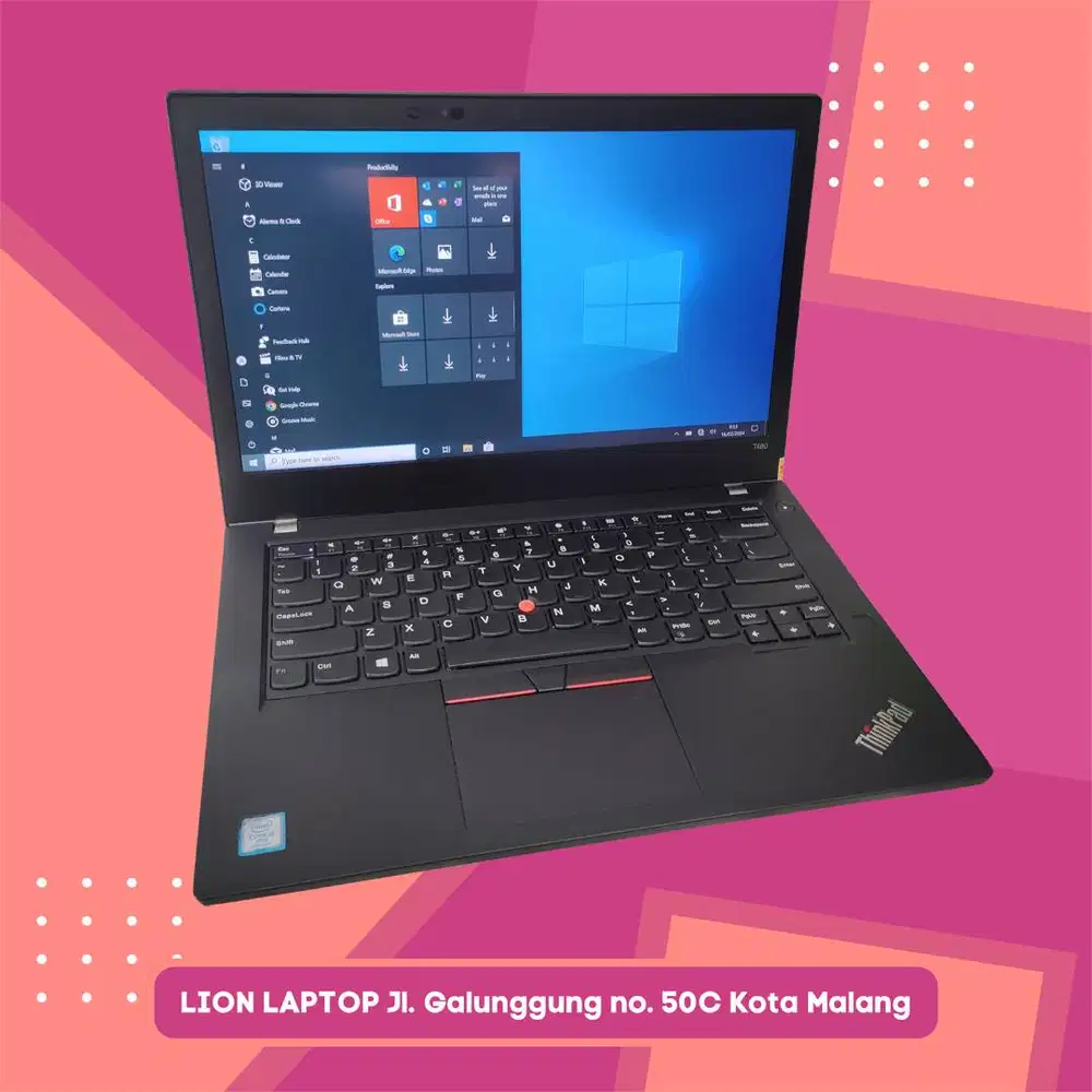 RAM 8GB Core i5 gen 8 Lenovo Thinkpad T480 [19|09]