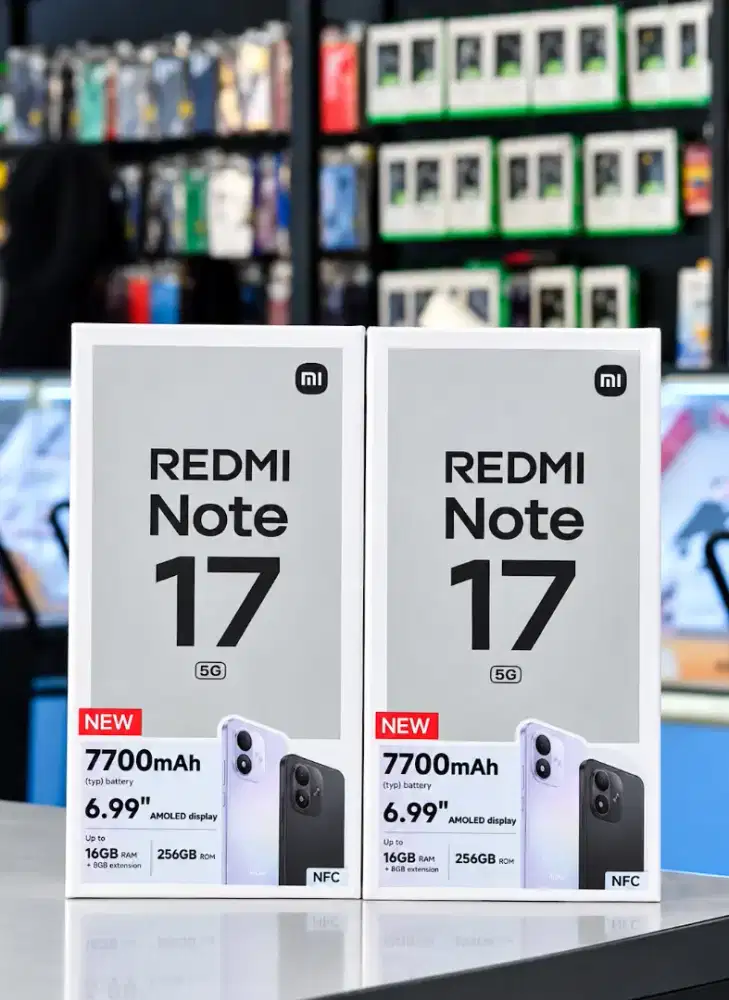 Xiaomi Redmi Note 17 5G 8/256GB *Cashback 300k , SiapAntar