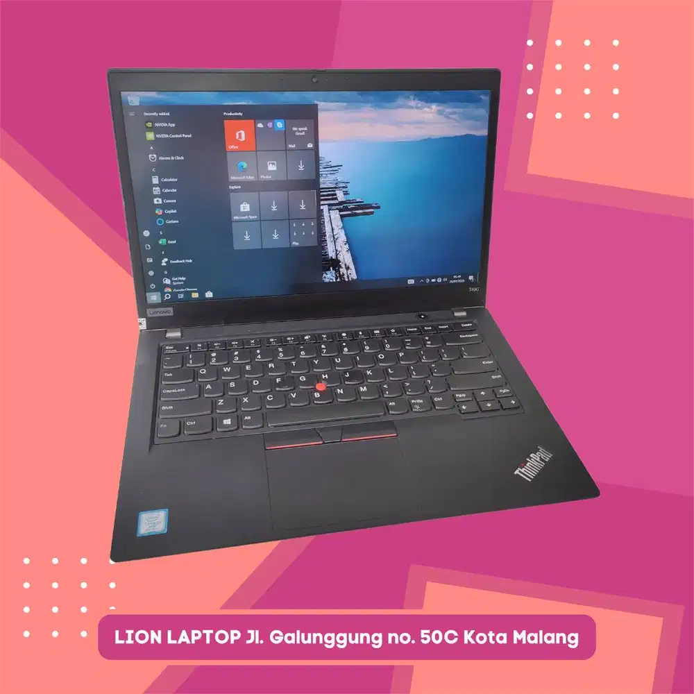Double VGA NVIDIA Core i5 8/256 Slim Lenovo Thinkpad T490 [19|09]