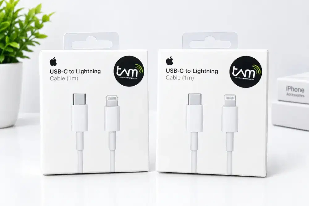 Kabel USB-C to Lightning iPhone 1 Meter Original TAM Baru