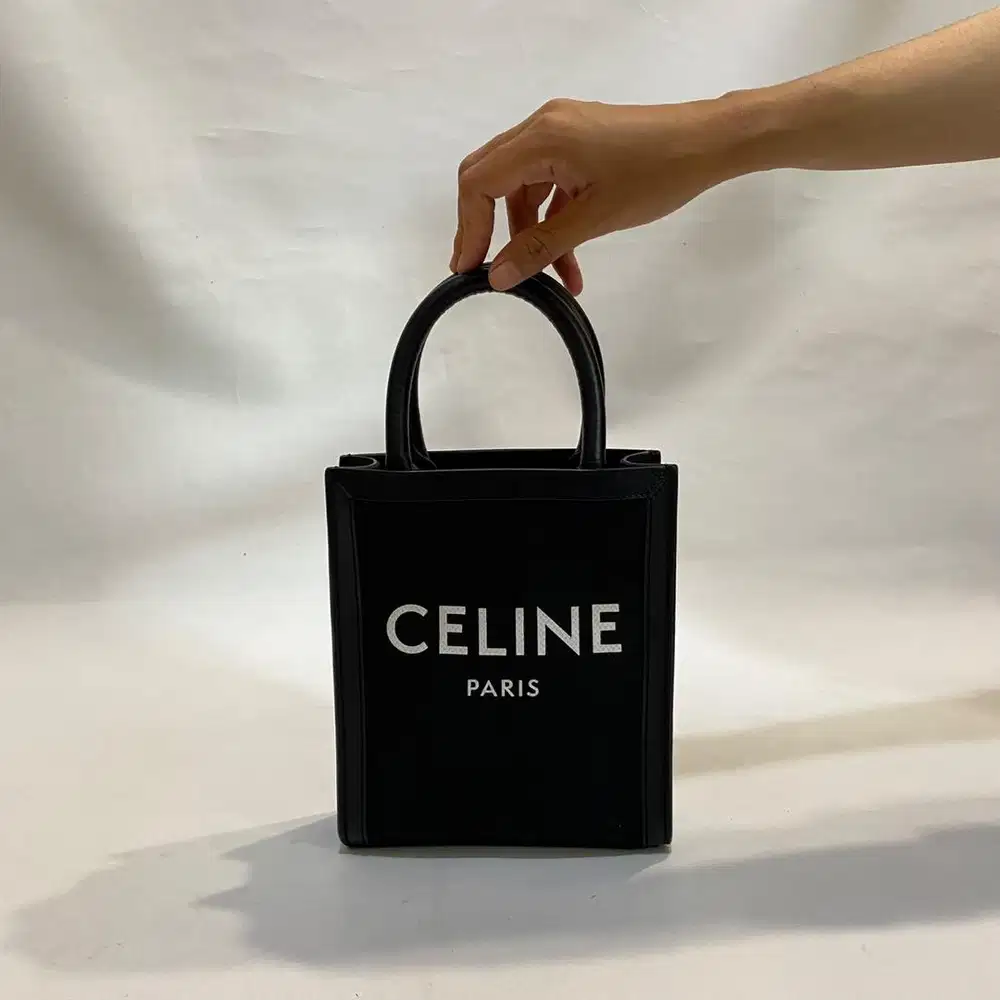 preloved Celine Vertical Cabas Tote Bag Authentic