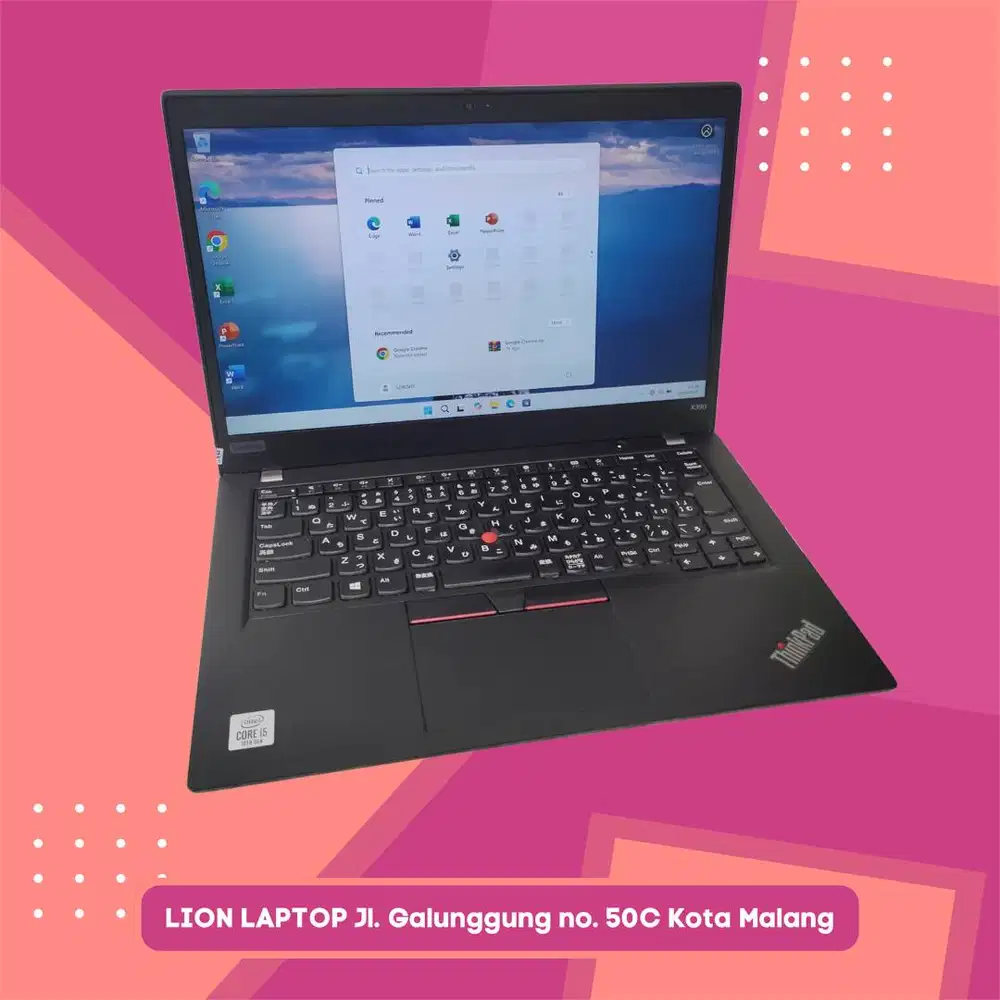 i5 GEN 10 Murah RAM 8GB Lenovo Thinkpad X390 [19|09]