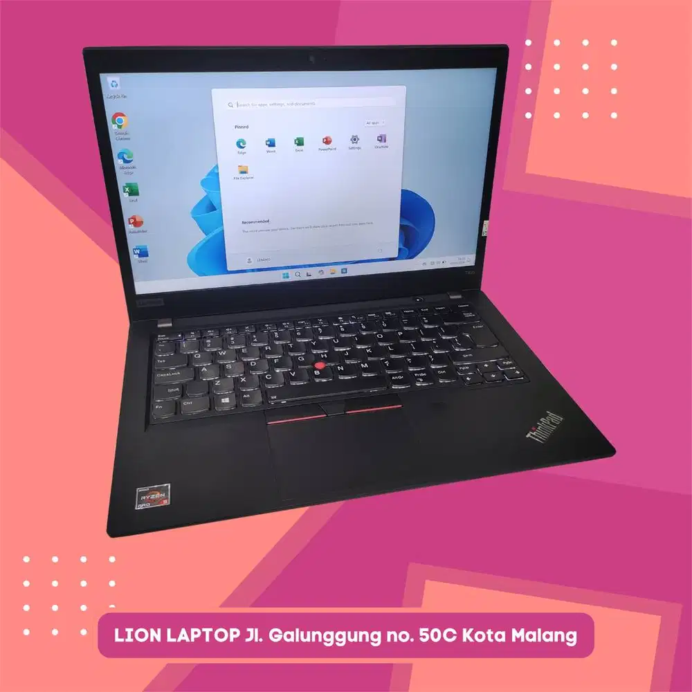 RAM 16GB AMD Ryzen 5 PRO VGA 2GB Lenovo Thinkpad T495 [19|09]