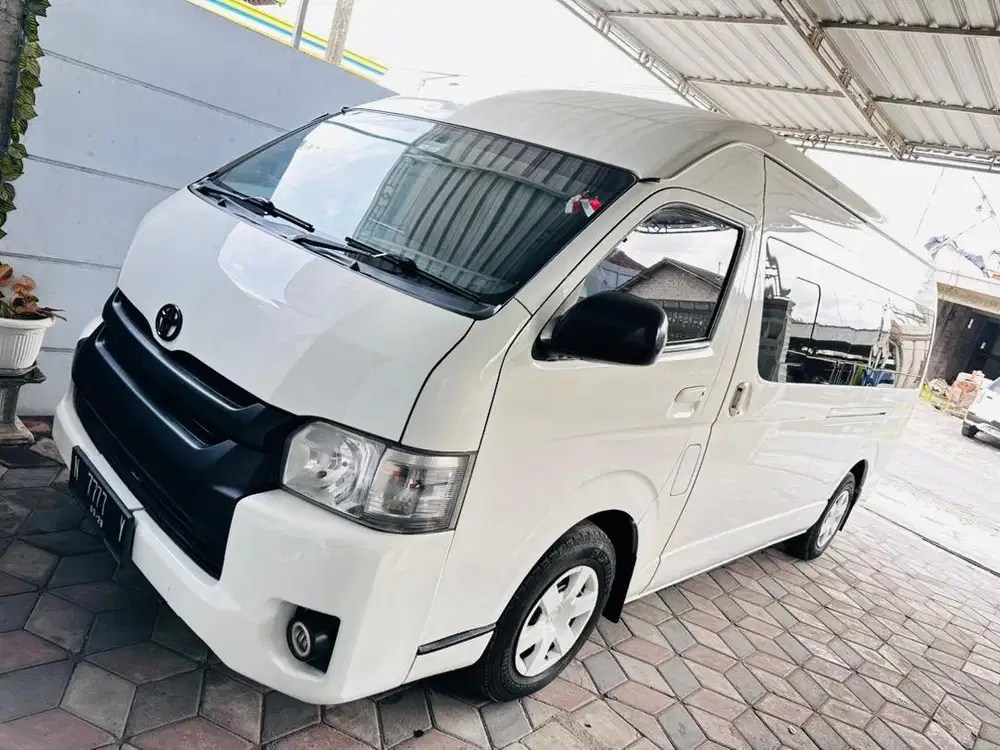 Hiace putih 2017 diesel solar commuter manual haies computer