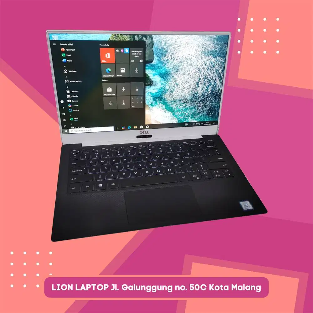 Slim & Ringan Core i5 RAM 8 SSD 256 DELL XPS 13 9370 [19|09]
