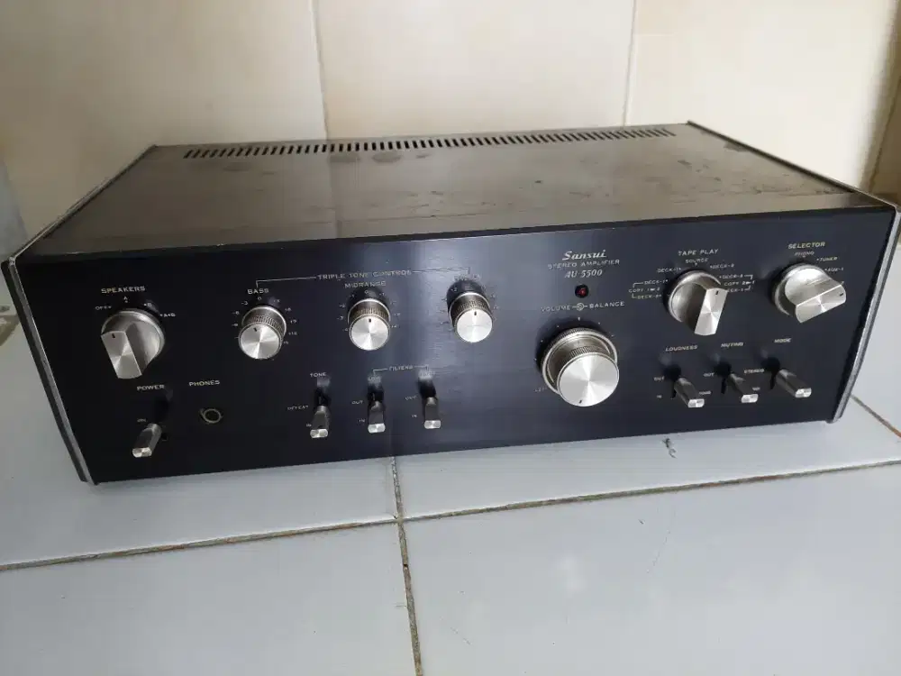Amplifair Sanusi AU 5500, ori normal ngk karatan bodinya siap pakai.