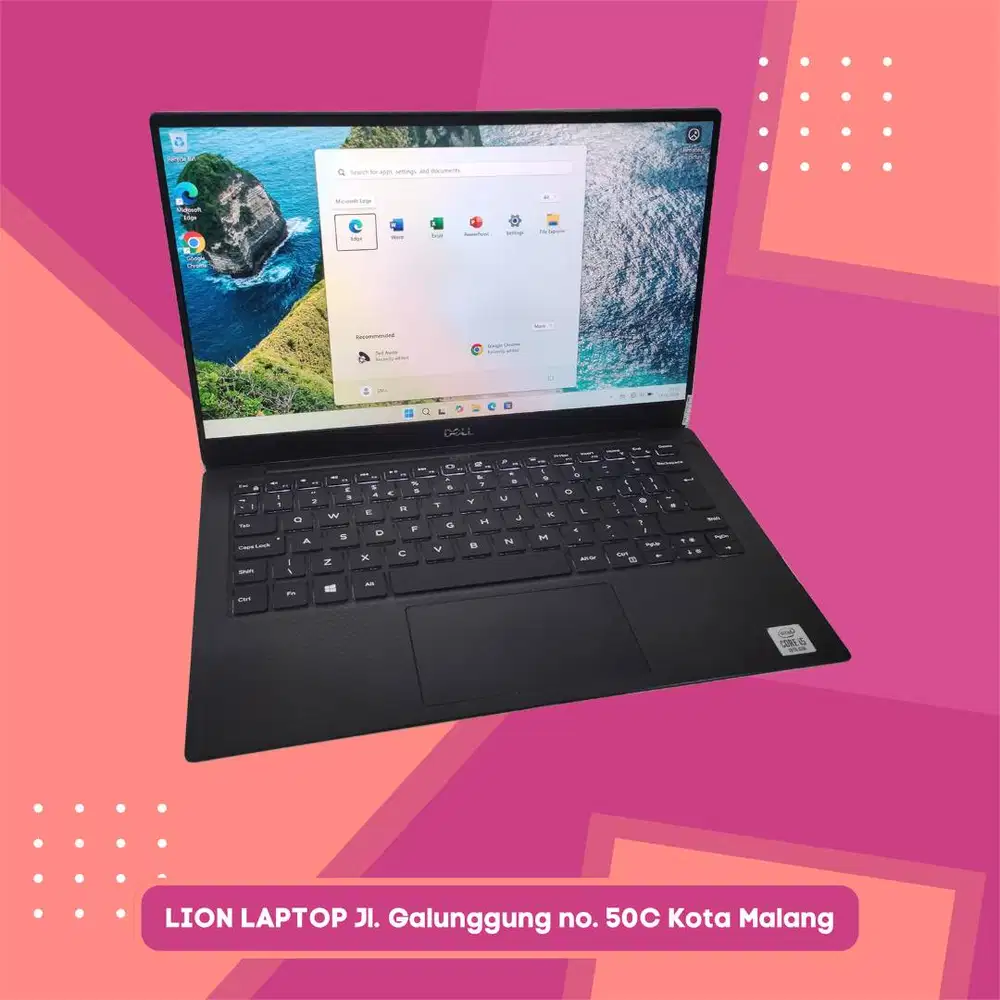 Slim & Ringan Core i5 gen 10 RAM 8 SSD 256 DELL XPS 13 7390 [19|09]