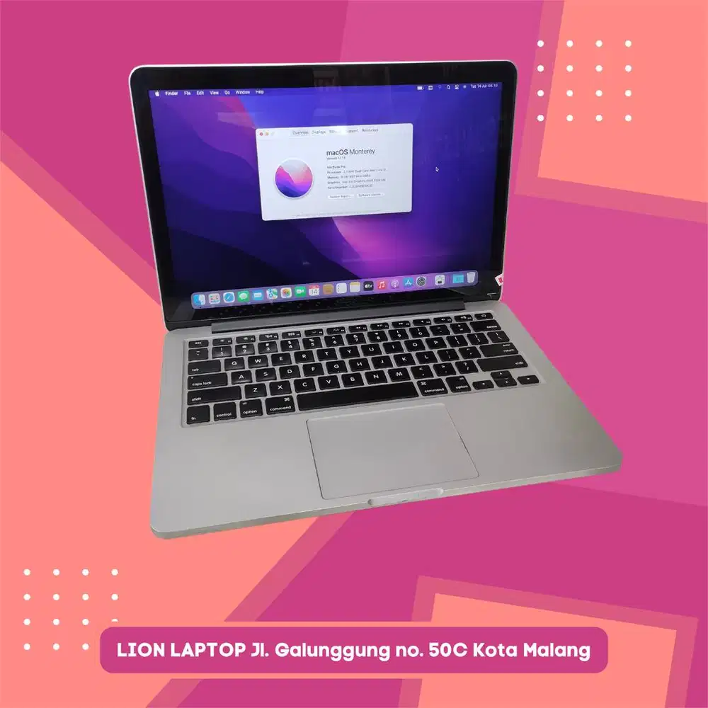 Macbook Pro Retina Core i5 Late 2013 Mulus [19|09]