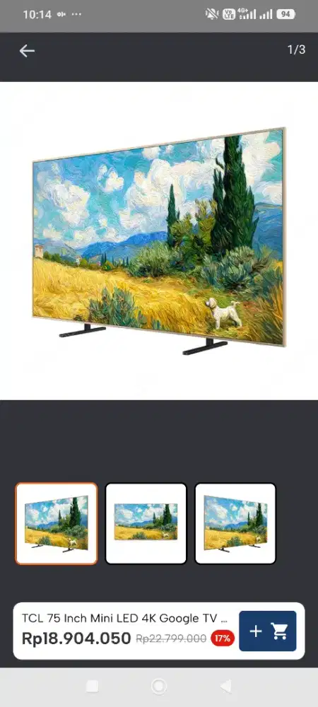 TCL MINILED GOOGLE TV