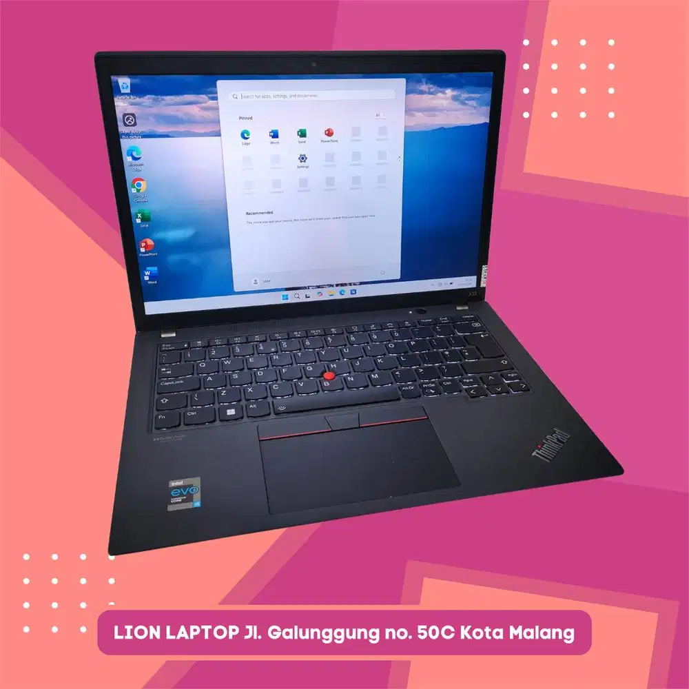 RAM 16GB Core i5 Gen 11 Slim Mulus Lenovo Thinkpad X13 Gen 2 [19|09]