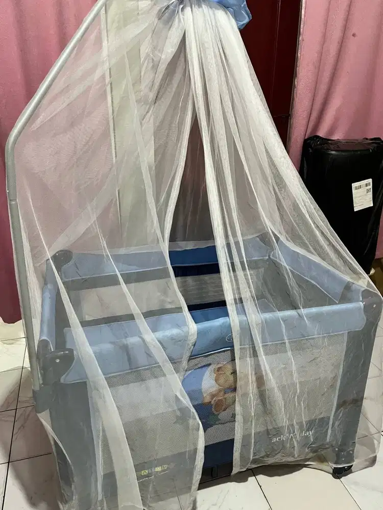 Jual Cepat Box Bayi + Kelambu (Kondisi Bagus & Leng