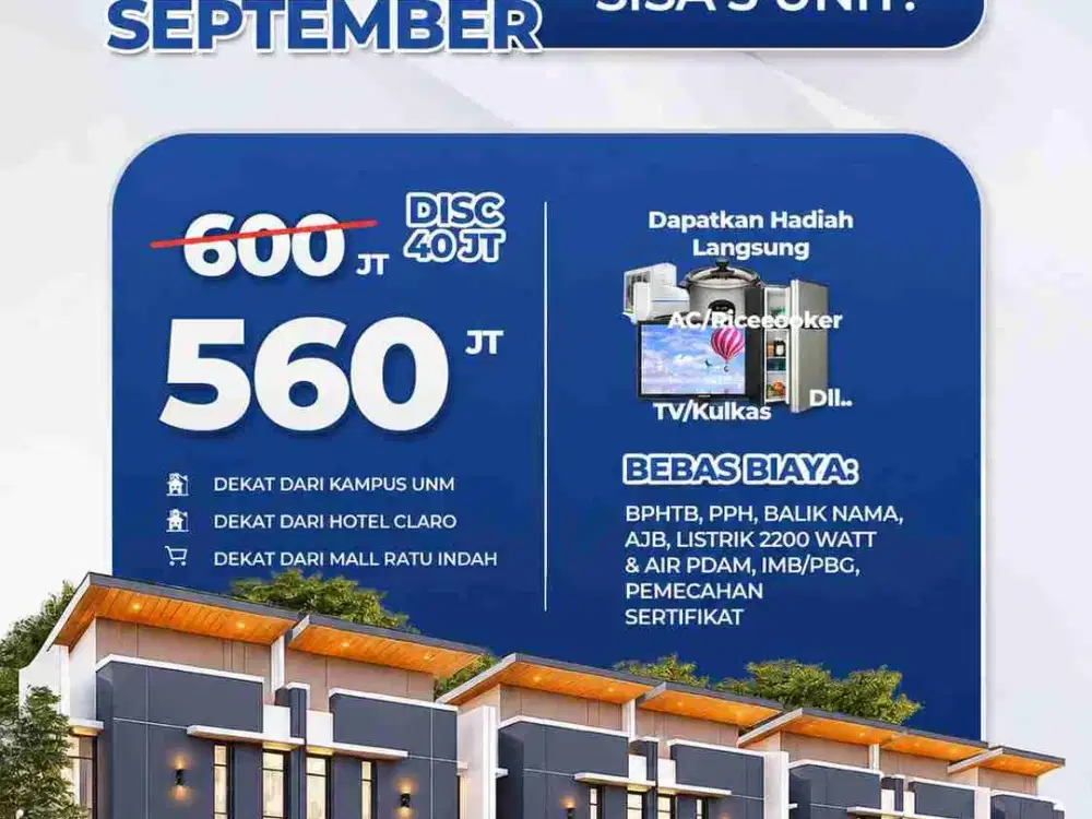 Rumah Smarthome 2 lantai Daeng Tata