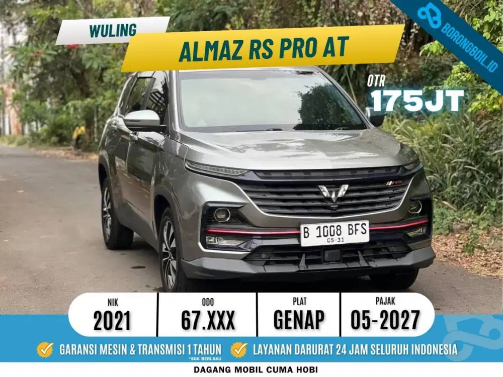 [DP 7 JUTAAN!] Wuling Almaz RS Pro Ex AT 5 Seater 2021/2022 | Xtrail
