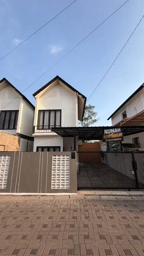 Disewakan Rumah 2 Lantai Modern Minimalis | 2 KM, 2 KT | Harga Nego