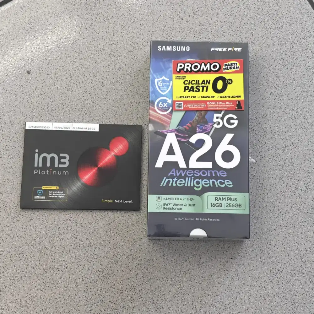 Samsung A26 , bisa tanpa dp , bisa Bunga 0%