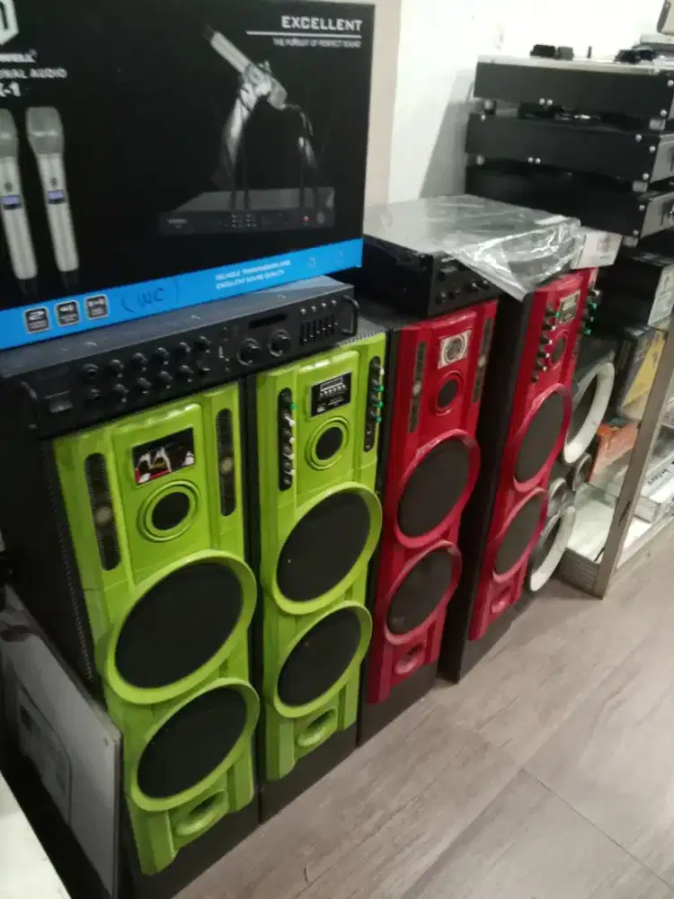 speaker aktif(salon) dan kulkas bisa credit