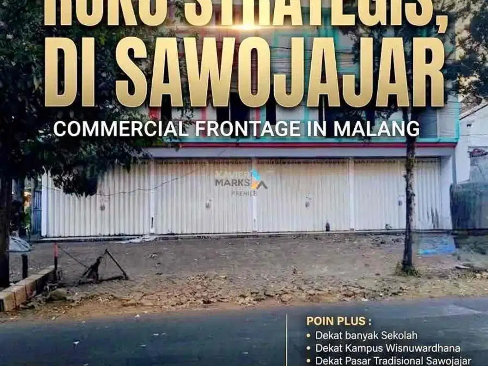 Ruko strategis ada 3 unit jejer di Sawojajar Malang