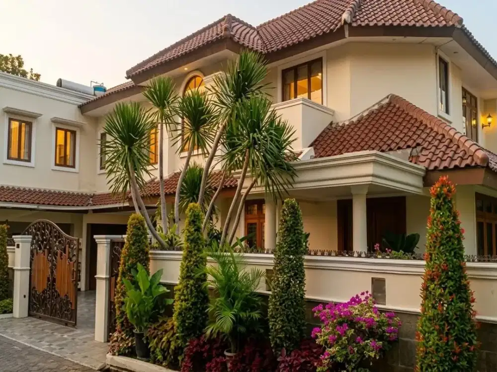 Rumah Hoek 2Lt Dengan Private Pool di Cempaka Lestari Lebak Bulus
