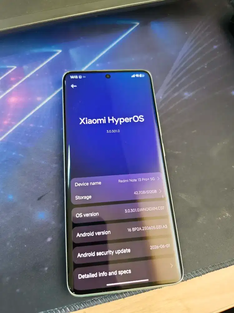 Redmi note 13 pro plus 12/512 fulset no minus
