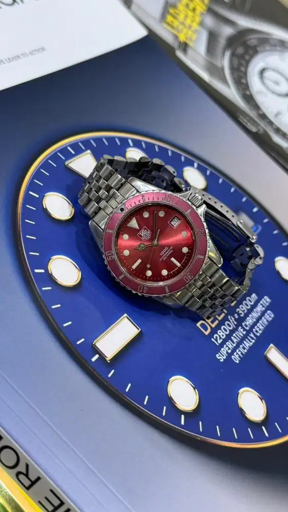 Tag Heuer Professional 1000 Red Dial