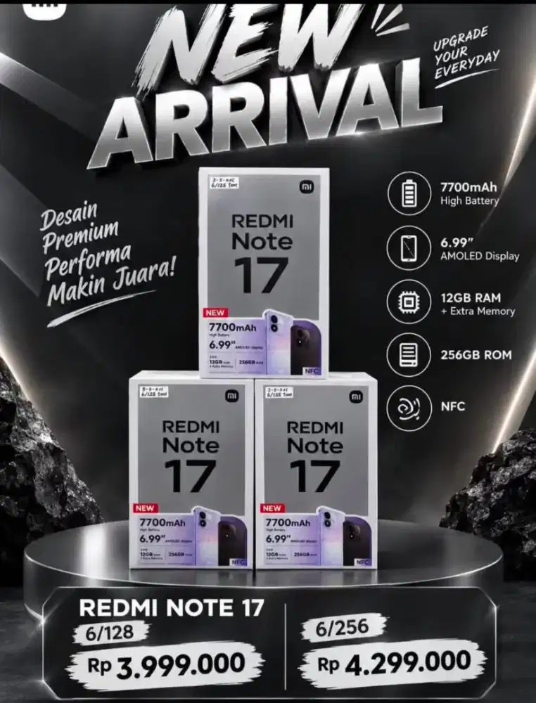 Ready xiaomi redmi note 17 series