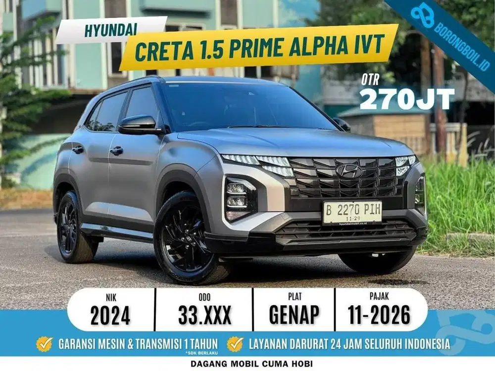 DP MULAI 15JT HYUNDAI CRETA PRIME ALPHA IVT 2024 SERVICE RECORD