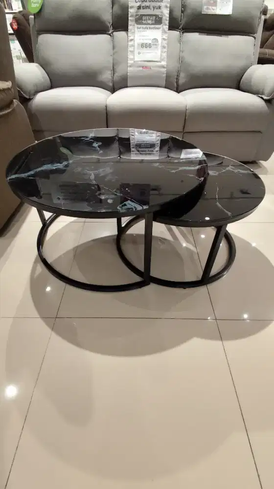 MEJA TAMU TEMPERED GLASS