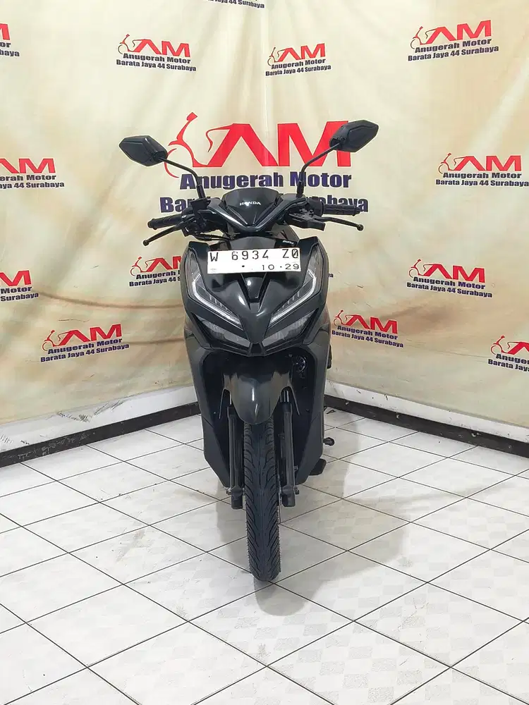 Honda Vario 125 Iss Tahun 2019 warna Hitam Doff