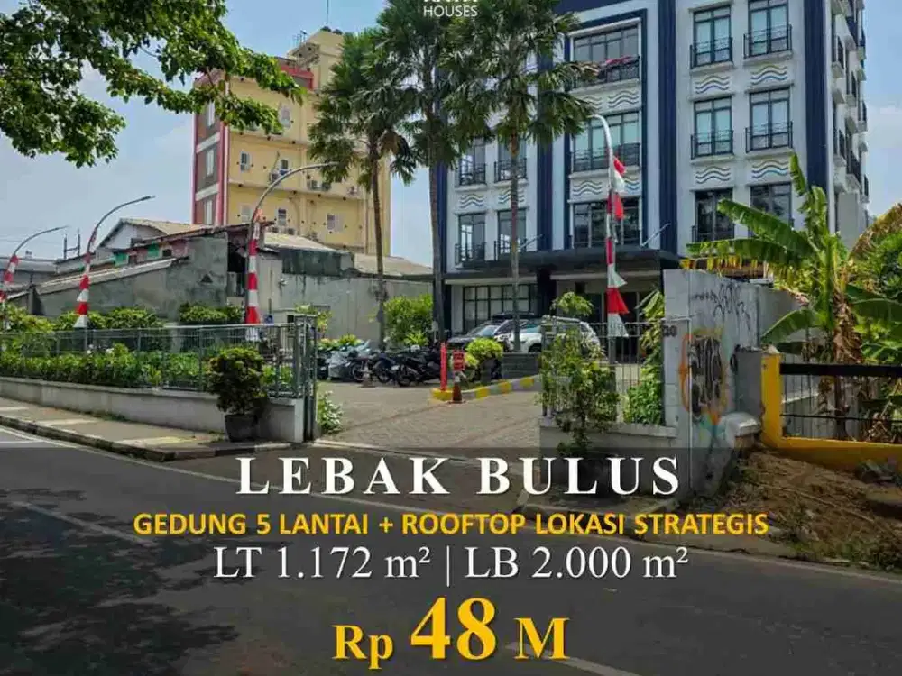 Gedung 5 Lantai + RoofTop Di Lebak Bulus Cilandak