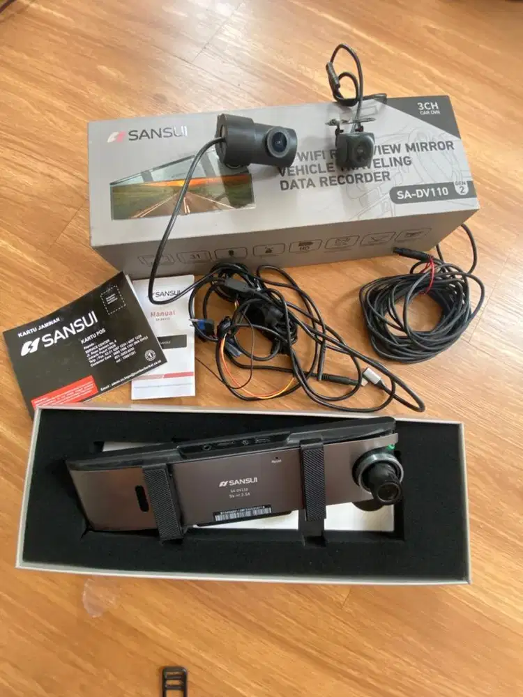 Dashcam Sansui 3 Kamera