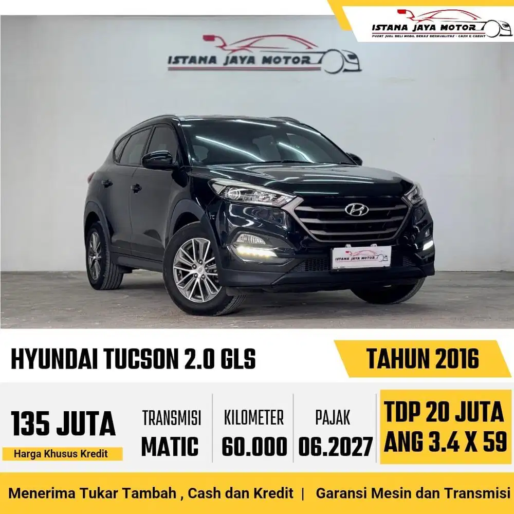 [BEST DEAL] Hyundai Tucson GLS 2.0 Automatic 2016 Hitam