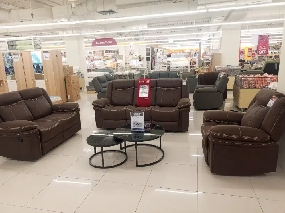 Sofa set Recliner murah