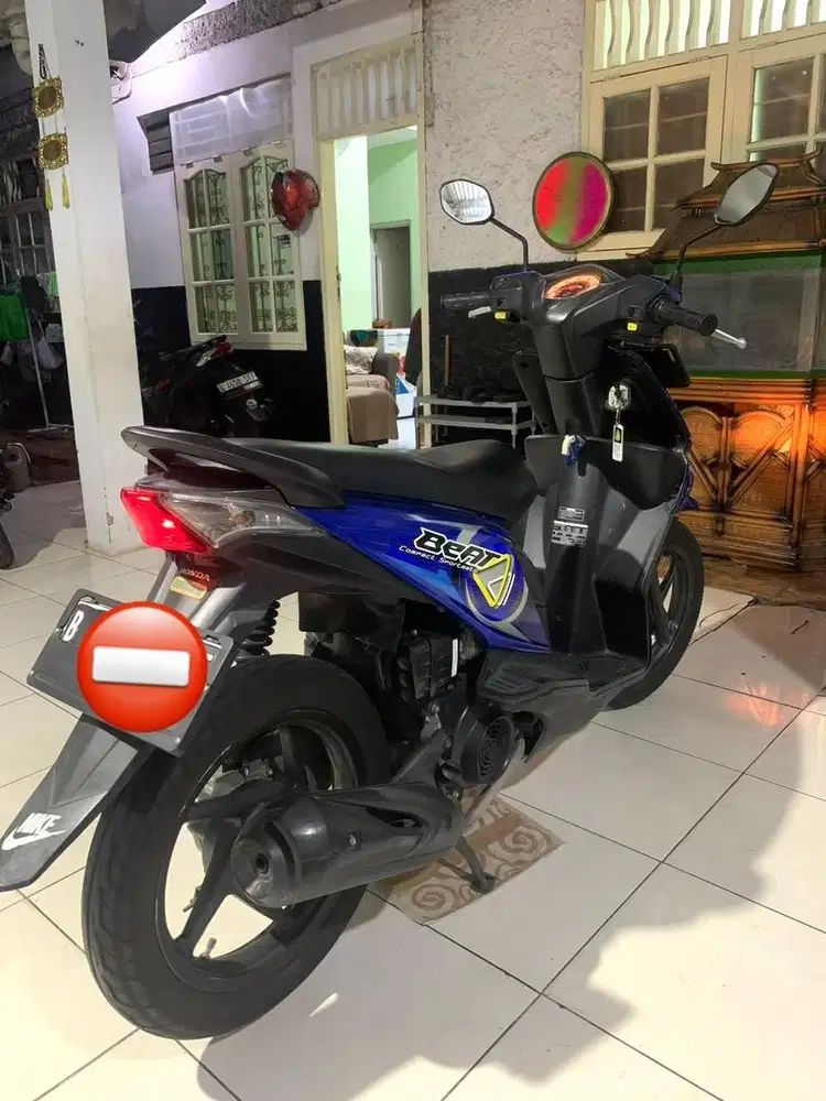 Honda Beat Tahun 2010 - Warna Biru