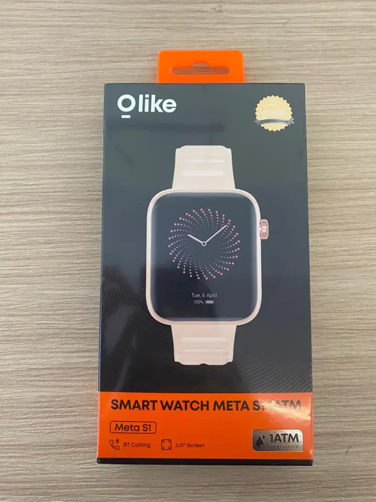 smartwatch olike meta s1 atm pink