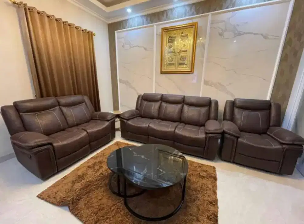 SOFA SET RECLINER MEWAH MURAH