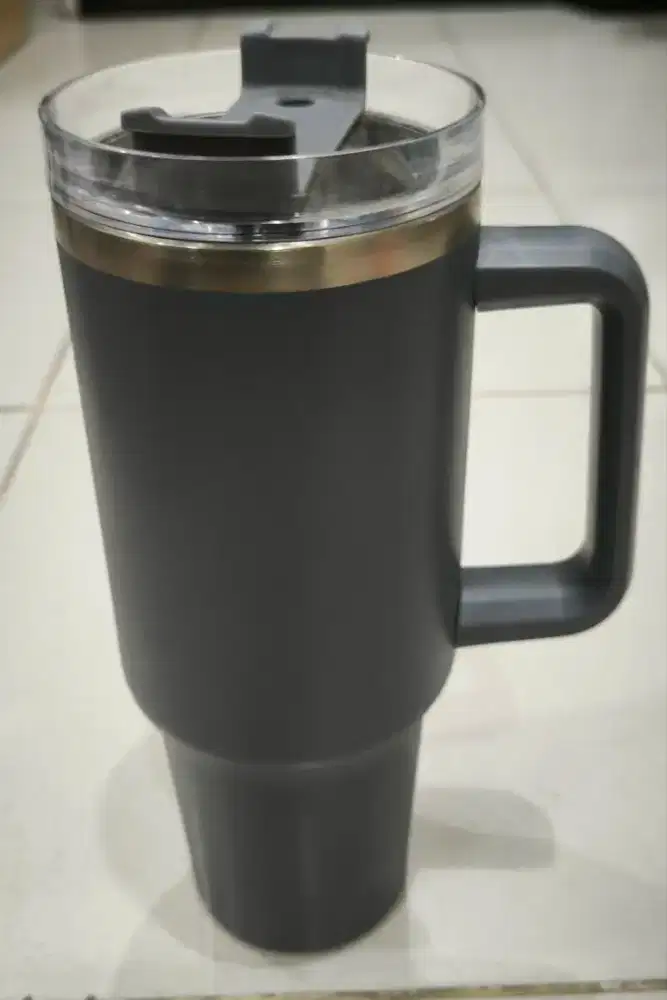 Jual Tumbler Gagang Stainless Steel