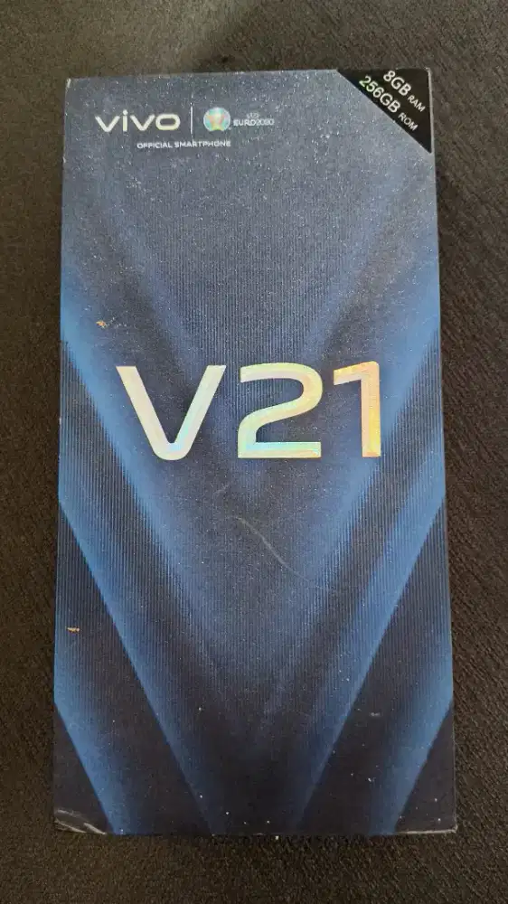 Vivo V21 8GB/256GB Sunset Dazzle - Mulus Total Fullset Original