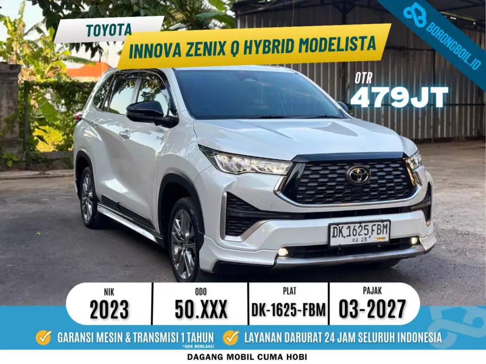 [ SIAP PAKAI ] TOYOTA INNOVA ZENIX Q HYBRID MODELISTA 2023