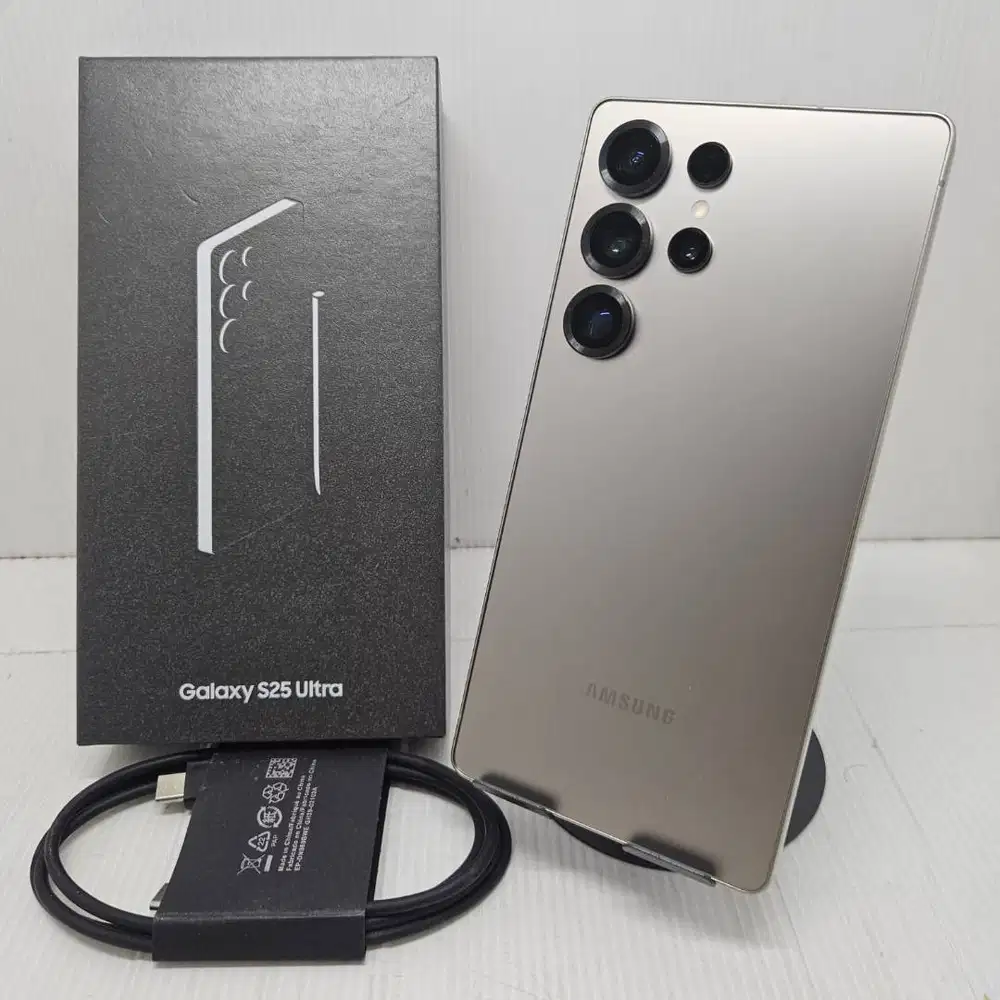LIKE NEW!  SAMSUNG GALAXY S25 ULTRA TITANIUM SILVER 12/256 SEIN NO MIN