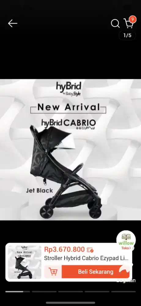 Stroller Hybrid Cabin size