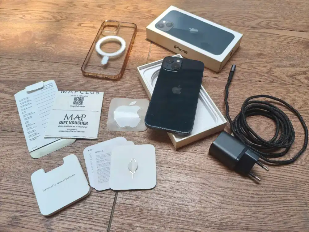 Iphone 13 ibox midnight black, 128gb mulus fullset