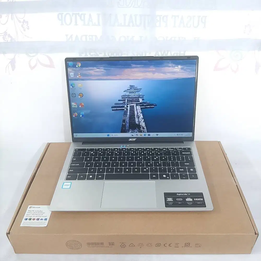 GRANSI 12 2026 LAPTOP ACER 14 AL14-32P INTEL-N150 RAM8GB SSD NVME256GB