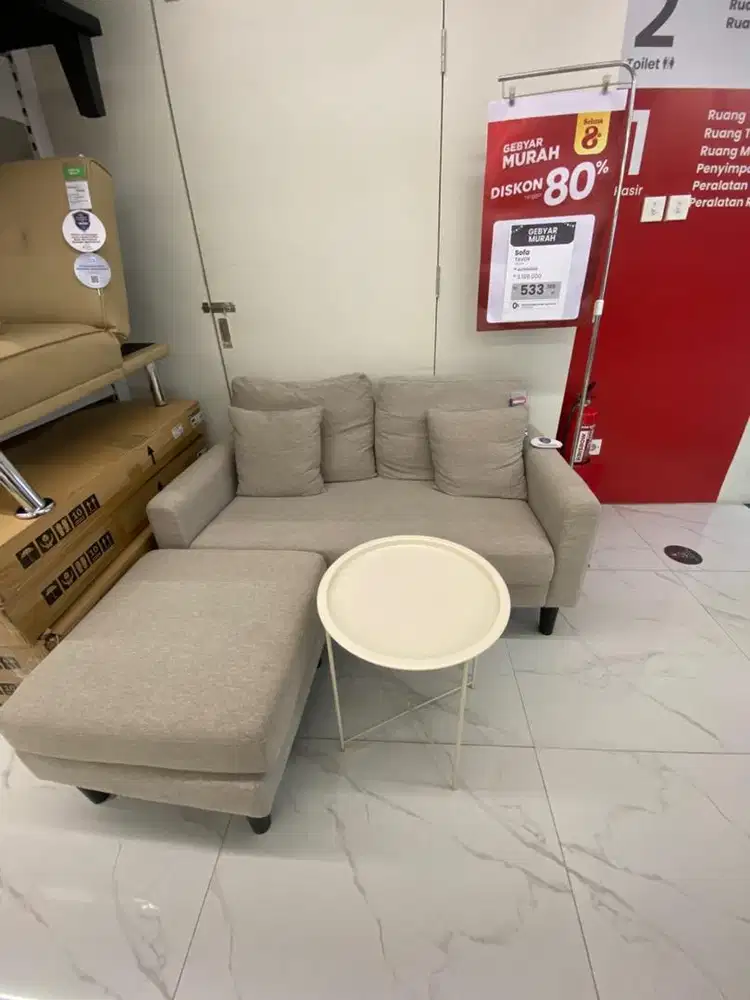 JUAL MURAH SOFA L TAVOR SELMA CILEGON
