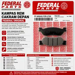 Kampas Rem (Dispad) Yamaha F1ZR Merk Federal
