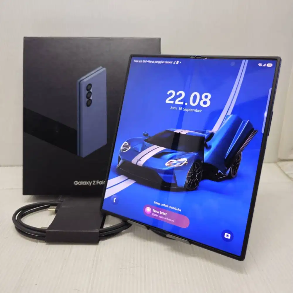 SAMSUNG GALAXY Z FOLD 6 5G 12/256 BLUE EX SEIN RESMI FULLSET NO MINUS