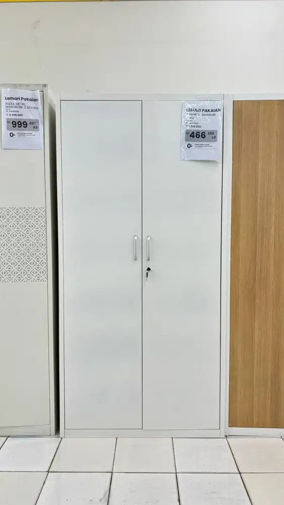 Promo Lemari Pakaian Metal 2 Pintu | Bekasi