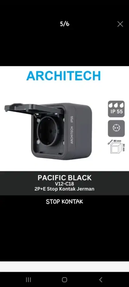 Stopkontak outdoor waterproof