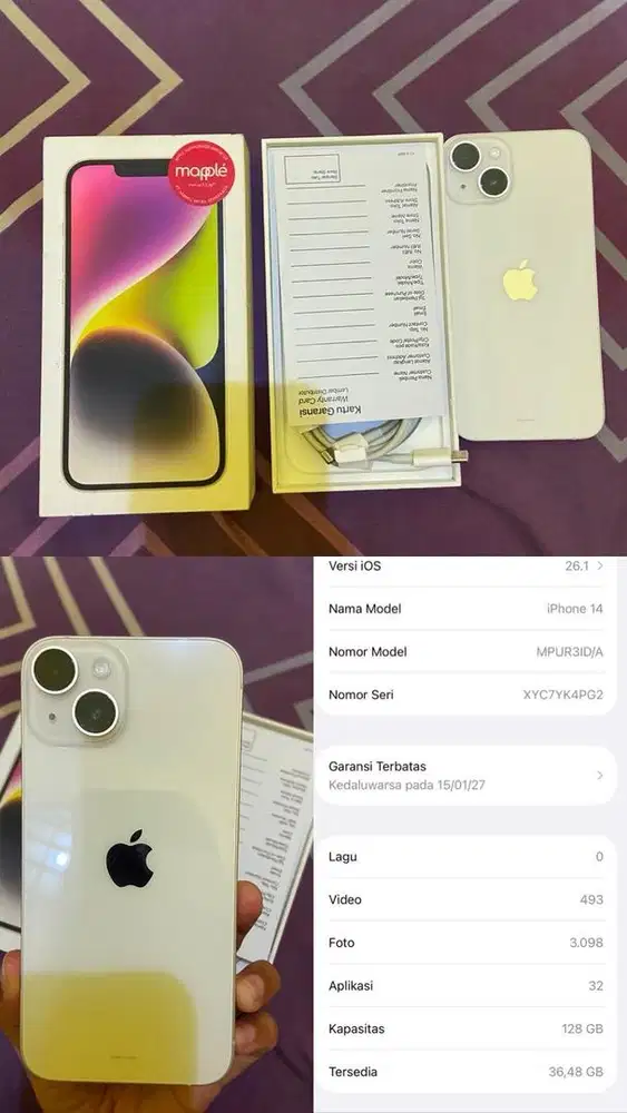 Jual iphone 14 128