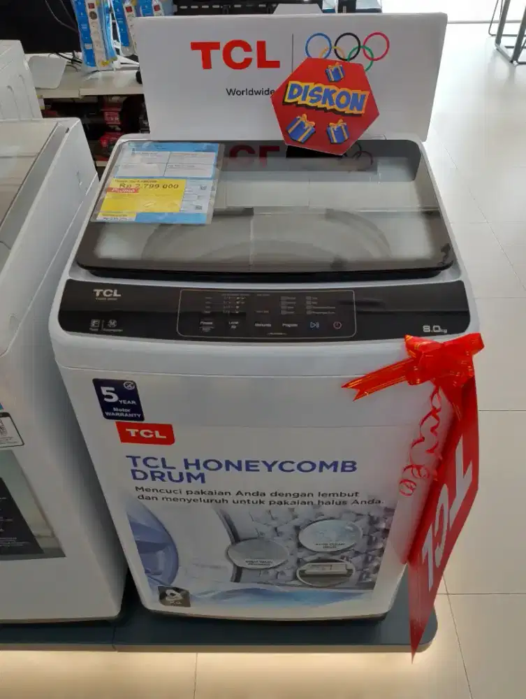 Credit mesin cuci tcl